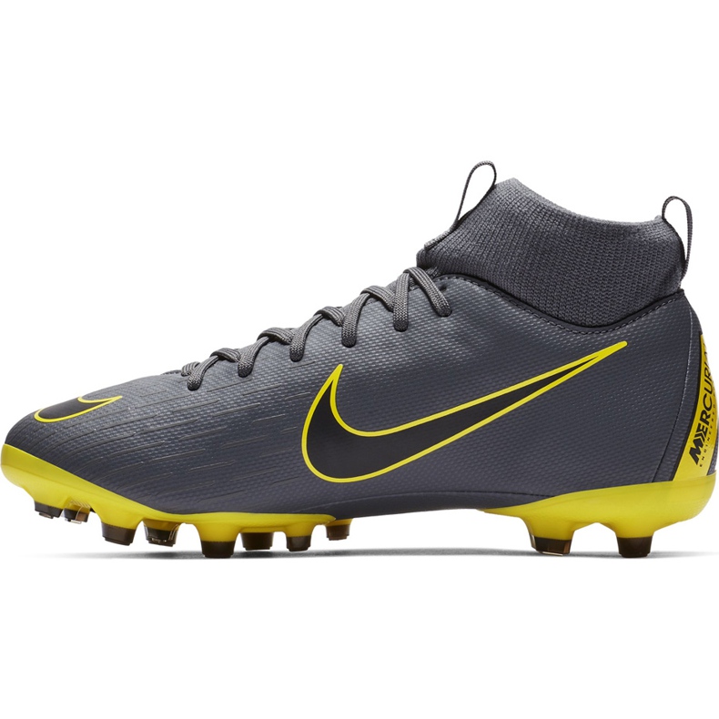 Nike Mercurial Superfly 6 Academy Mg Jr AH7337 070 fotbollsskor mångfärgad grå 1