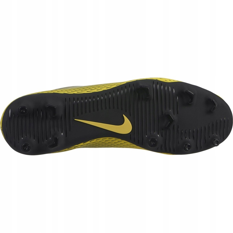 Nike Bravata Ii Fg 844436 701 fotbollsskor svart gul 1