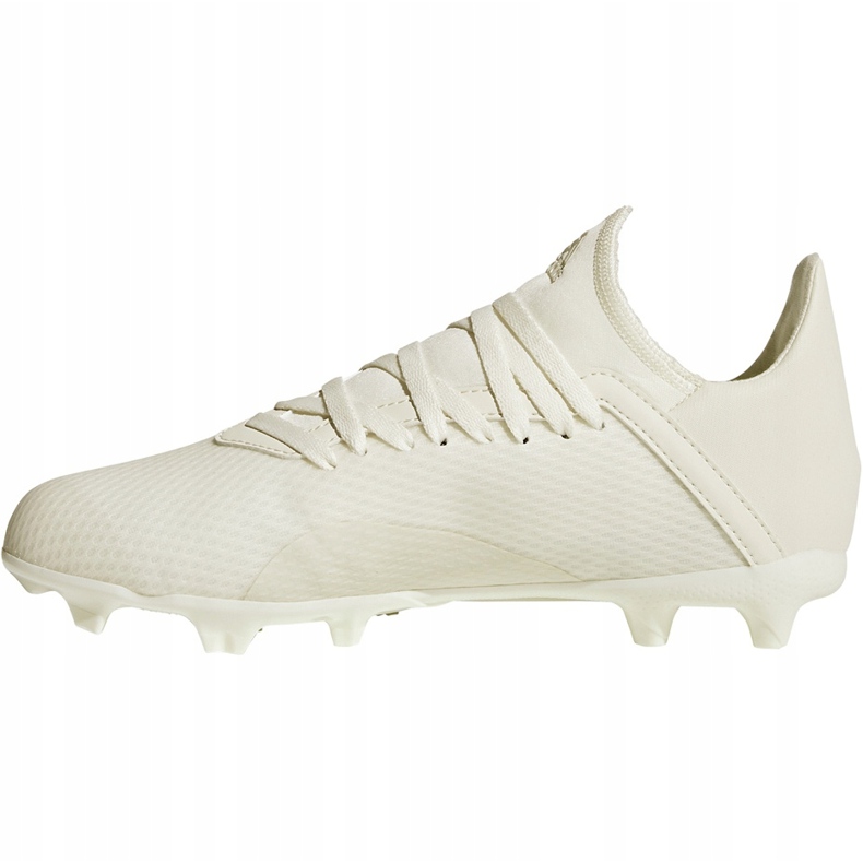 Adidas X 18.3 Fg Jr DB2417 fotbollsskor vit, grädde beige 1