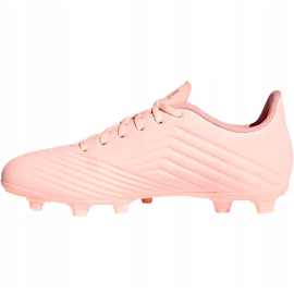 Adidas Predator 18.4 FxG DB2008 fotbollsskor rosa mångfärgad 1