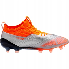 Puma One 1 Syn Fg Ag 104722 01 fotbollsskor orange 1