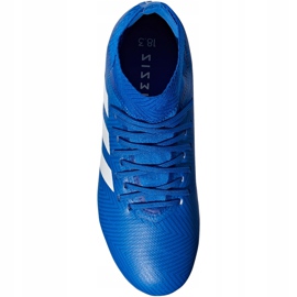 Adidas Nemeziz 18.3 Fg Jr DB2351 fotbollsskor mångfärgad blå 1