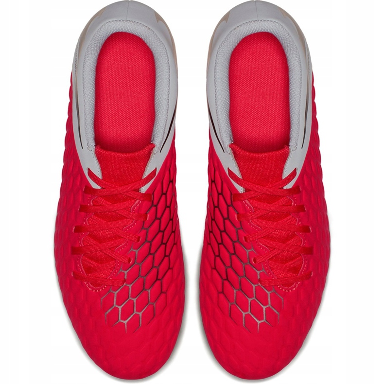 Nike Hypervenom Phantom 3 Club Fg Jr AJ4146 600 fotbollsskor mångfärgad röd 1