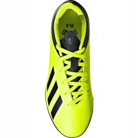 Adidas X Tango 18.4 Tf Jr DB2435 fotbollsskor gul gul 1