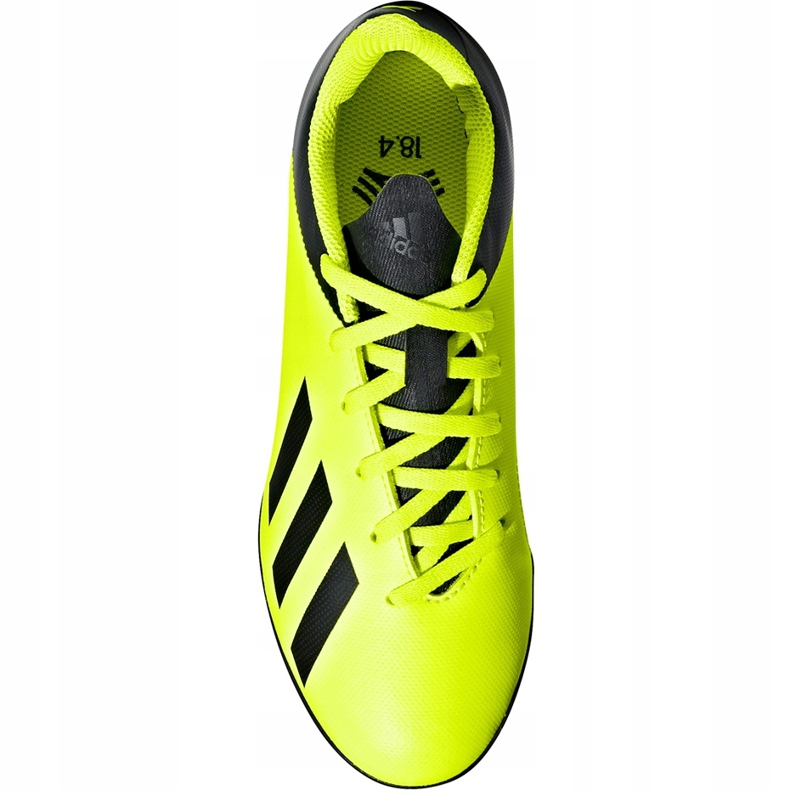 Adidas X Tango 18.4 Tf Jr DB2435 fotbollsskor gul gul 1