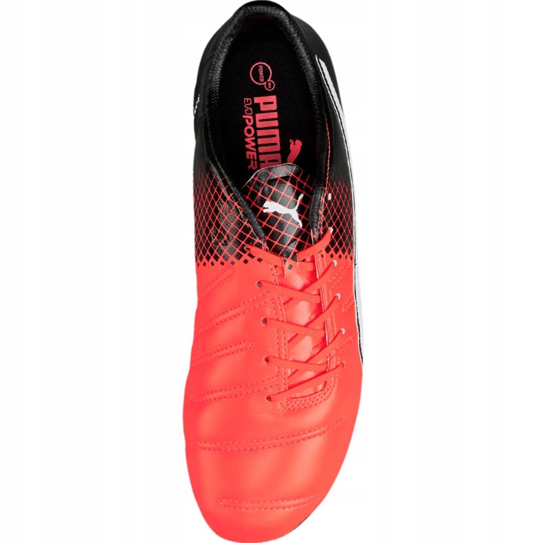 Fotbollsskor Puma evoPower 1.3 Lth Fg 103850 01 mångfärgad orange 1