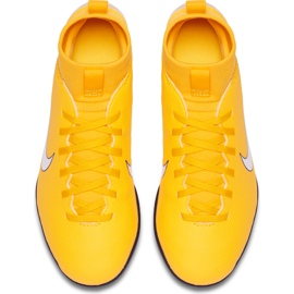 Nike Mercurial Superfly X 6 Club Neymar Tf Jr AO2894 710 fotbollsskor mångfärgad gul 1