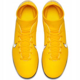 Nike Mercurial Superfly 6 Club Neymar Mg Jr AO2888 710 fotbollsskor mångfärgad gul 1