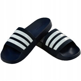 Adidas Adilette Shower navy AQ1703 tofflor vit marinblå 1