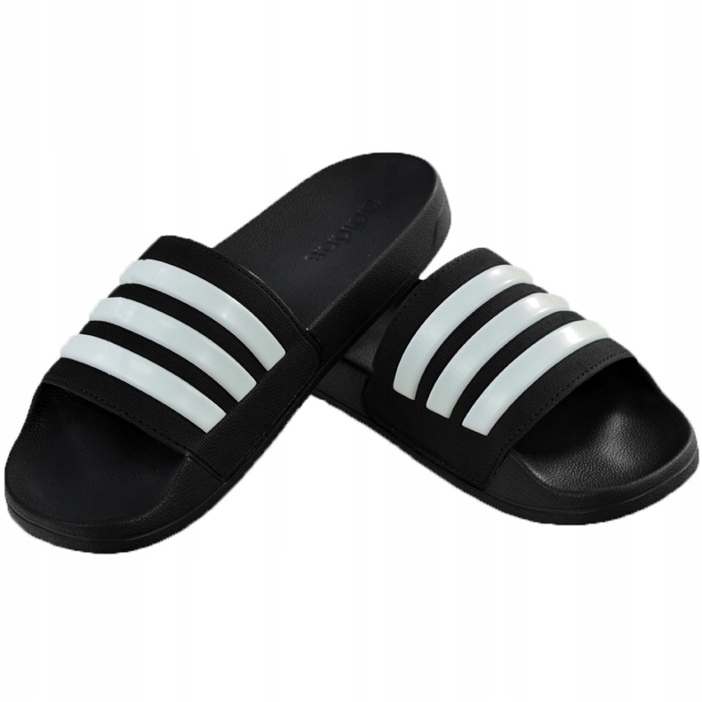 Adidas Adilette Shower svart AQ1701 tofflor vit 1