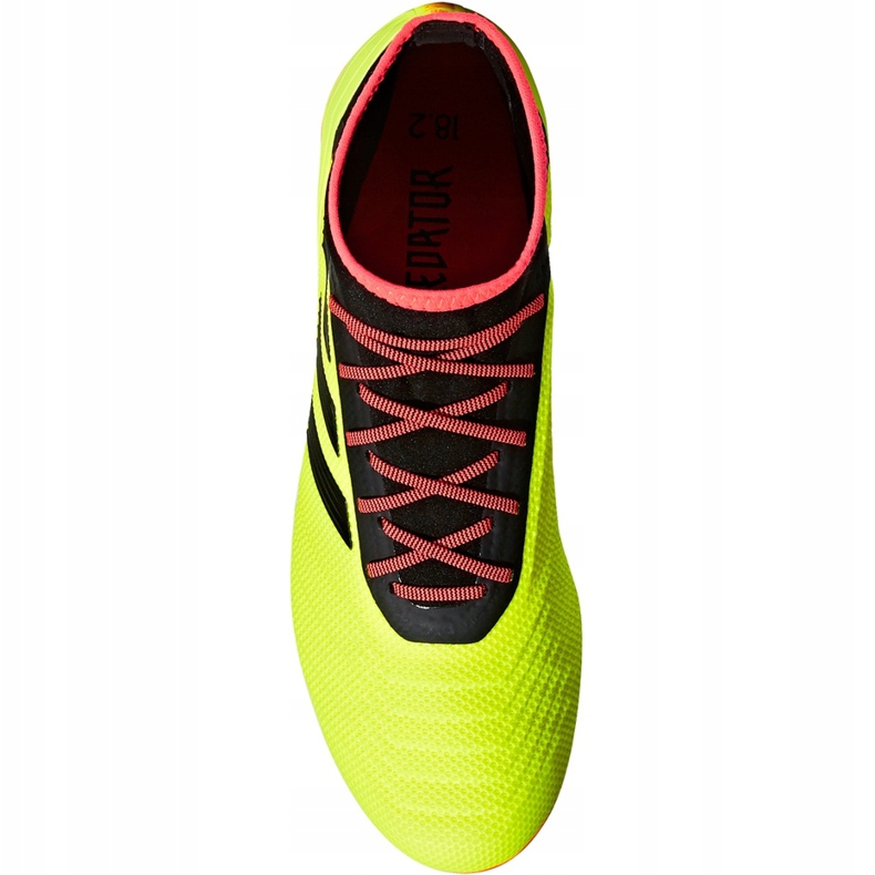 Adidas Predator 18.2 Fg fotbollsskor DB1997 mångfärgad gul 1