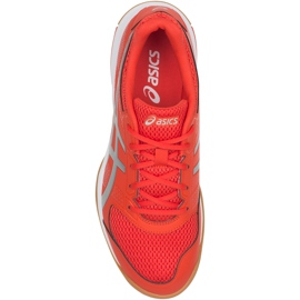 Asics Gel-Rocket 8 B706Y 0693 volleybollskor för män mångfärgad orange 1