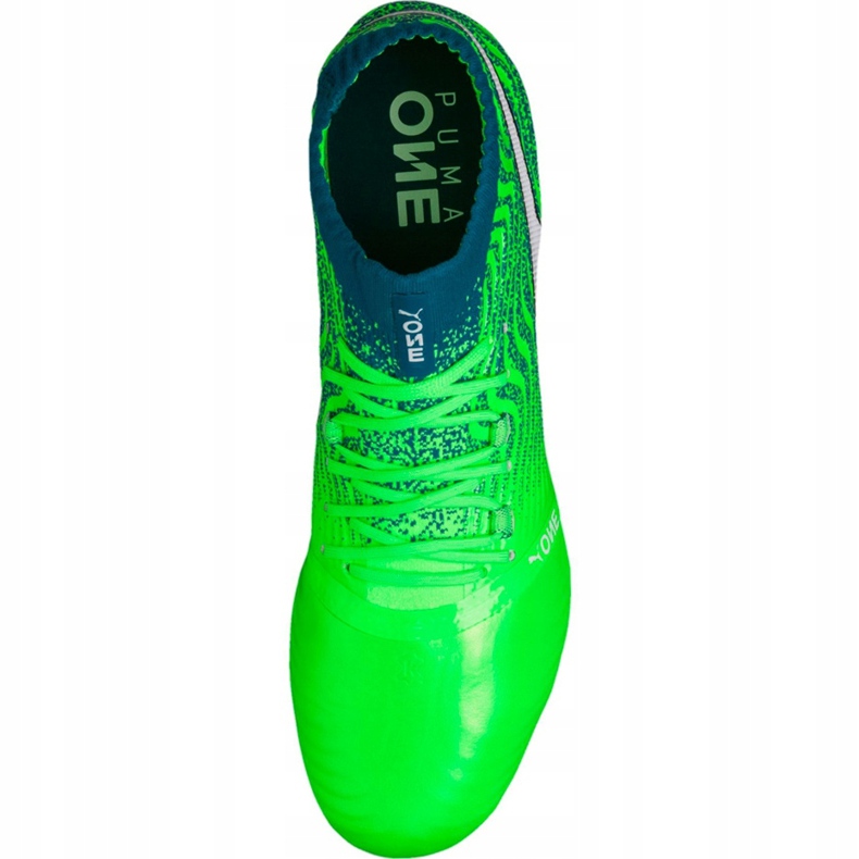 Fotbollsskor Puma One 18.1 Fg Green Gecko 104527 06 grön 1