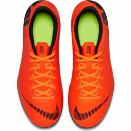 Nike Mercurial Vapor 12 Club Mg Jr AH7350 810 fotbollsskor orange orange 1