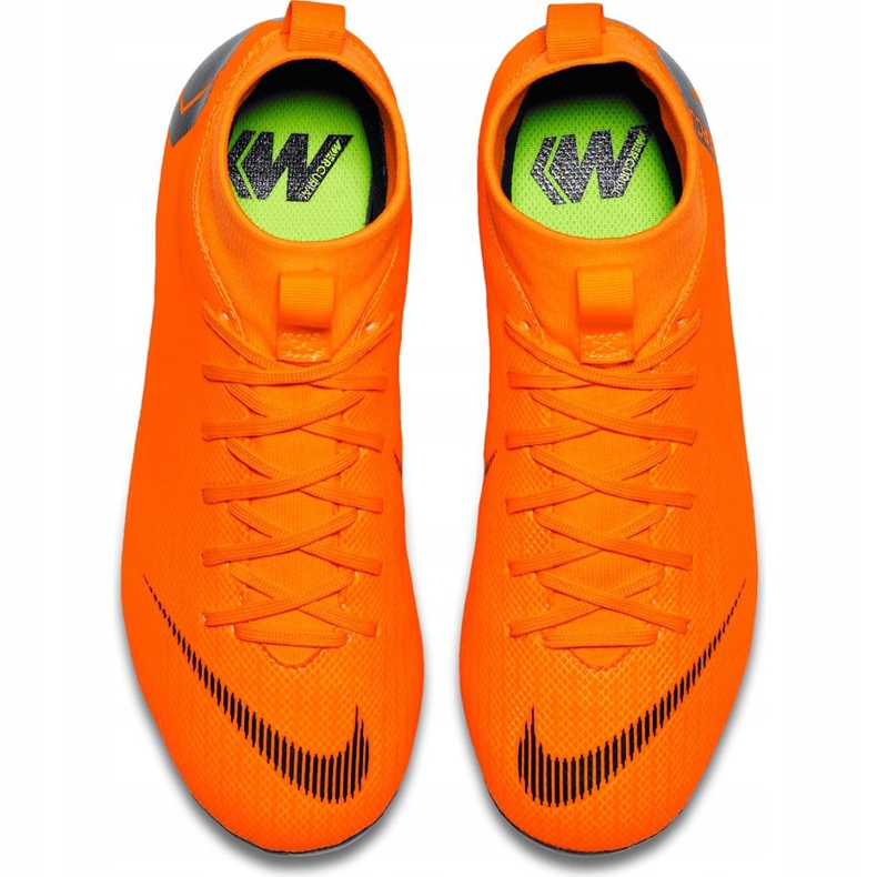 Nike Mercurial Superfly 6 Academy Mg Jr AH7337 810 fotbollsskor mångfärgad orange 1