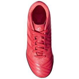 Adidas Nemeziz Tango 17.4 Tf Jr CP9215 fotbollsskor mångfärgad röd 1