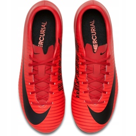 Nike Mercurial Victory Vi Fg Jr 831945 616 fotbollsskor orange röd 1
