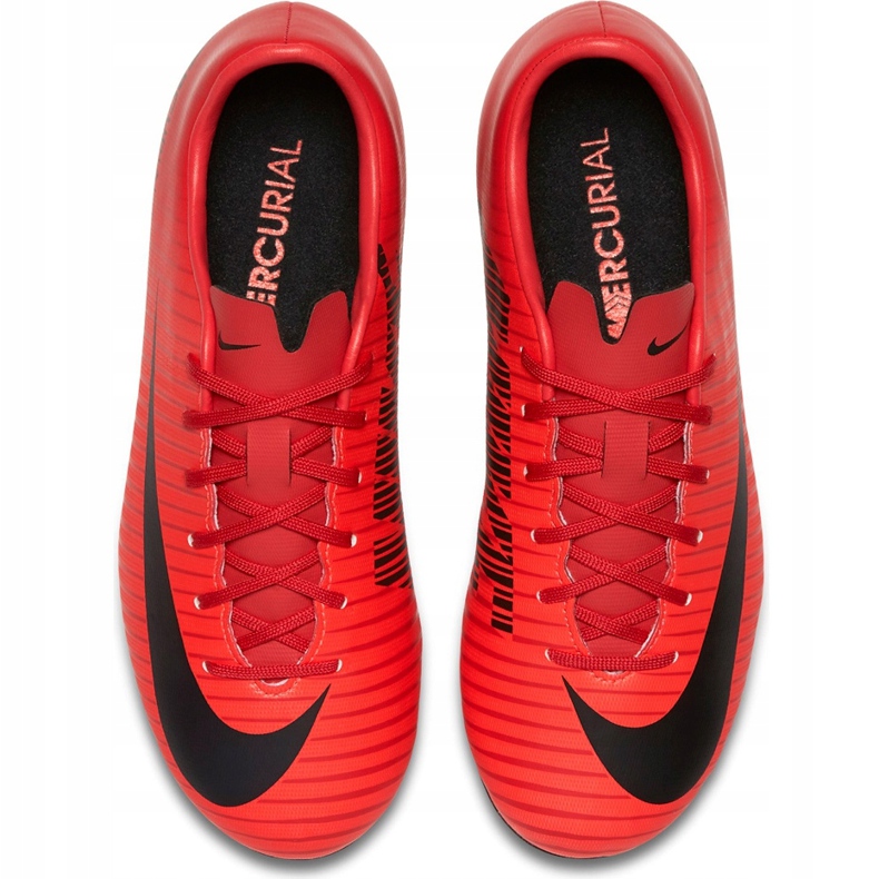 Nike Mercurial Victory Vi Fg Jr 831945 616 fotbollsskor orange röd 1