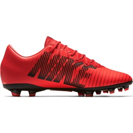 Nike Mercurial Vapor Xi Fg Jr 903594 616 fotbollsskor mångfärgad röd 1