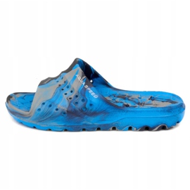 Aqua-Speed ​​Patmos 01 barn tofflor blå 2