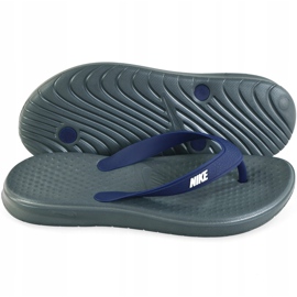 Nike Solay Thong 882690 001 Slide för män marinblå grå 2