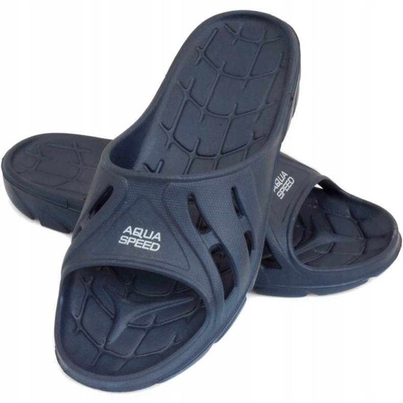 Aqua-Speed ​​Alabama tofflor marinblå färg 10 1