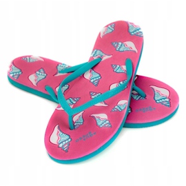 Aqua-Speed ​​Napoli tofflor rosa blå 03 1