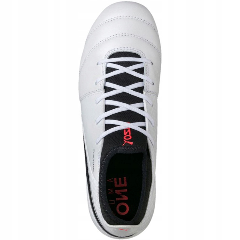 Fotbollsskor Puma One 17.3 Fg Jr 104442 01 vit 1