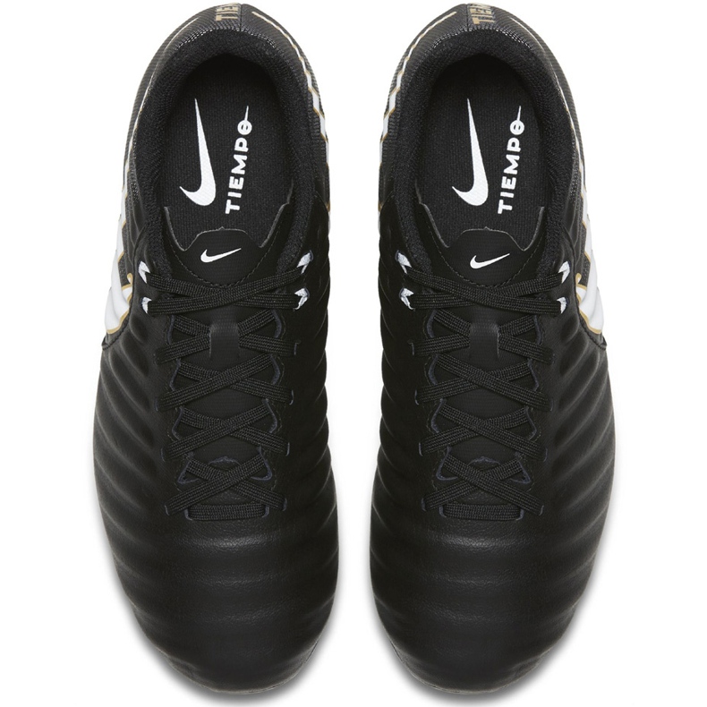 Nike Tiempo Ligera Iv Fg Jr 897725 002 fotbollsskor svart svart 1