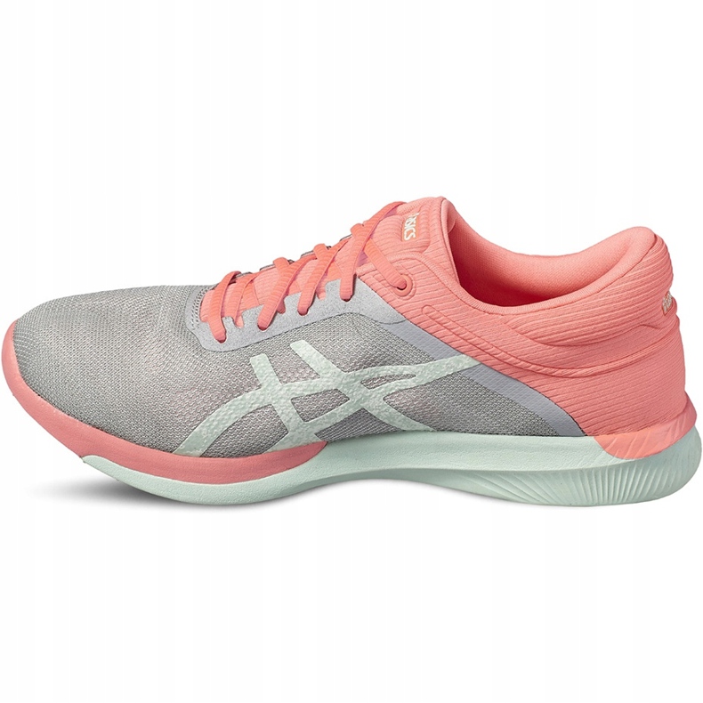 Asics Fuze X Rush T768N-9687 löparskor för kvinnor rosa grå 1