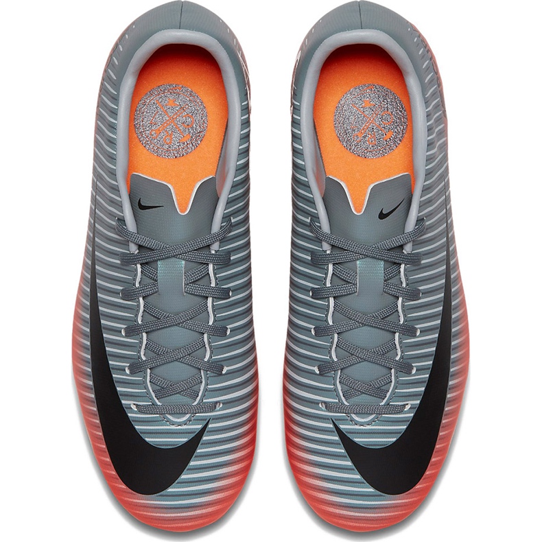 Nike Mercurial Victory 6 CR7 Ag Pro Jr 878643 001 fotbollsskor grå 1