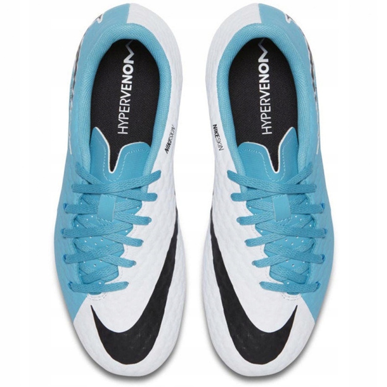 Nike Hypervenom Phelon Iii Fg Jr 852595 104 fotbollsskor mångfärgad blå 1