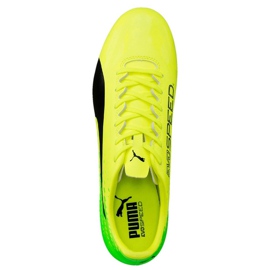 Fotbollsskor Puma Evo Speed ​​17.4 Fg gulgrön 104017 01 mångfärgad 2