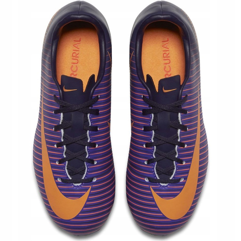 Nike Mercurial Vapor Xi Fg Jr 831945 585 fotbollsskor purpur purpur 1