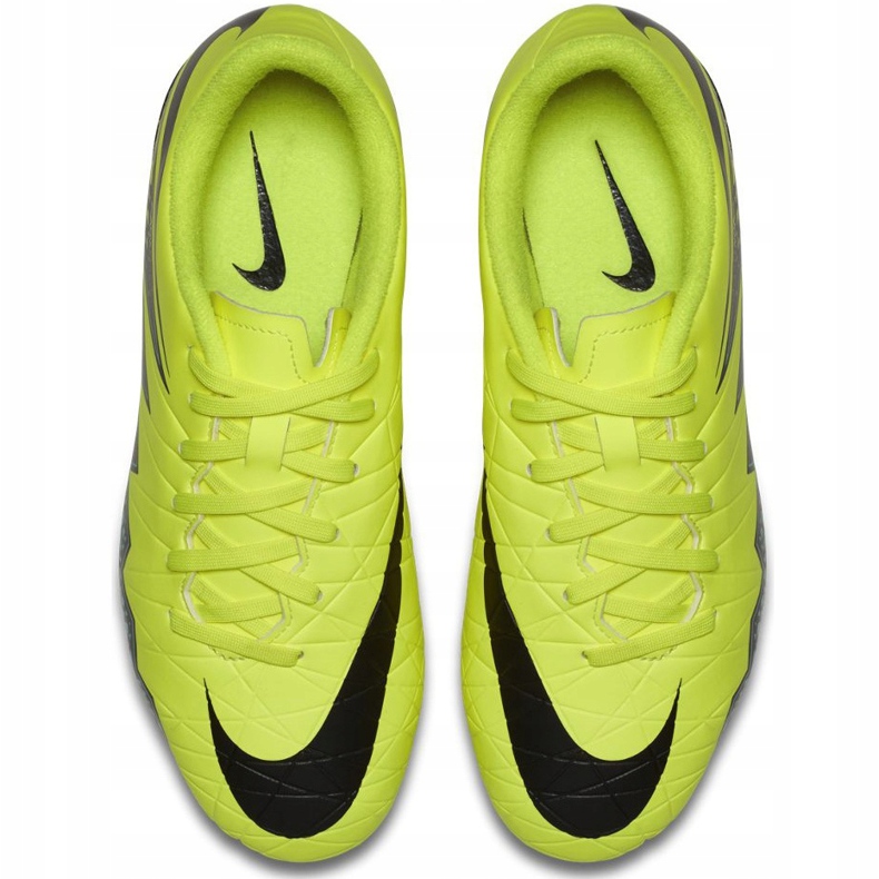 Nike Hypervenom Phelon Ii Fg Jr 744943 703 fotbollsskor gul 1