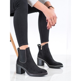 Bella Star Dekorerade Chelsea stövlar svart 2