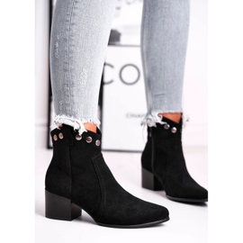 Damskor på högklackat Sergio Leone svart BT617 1