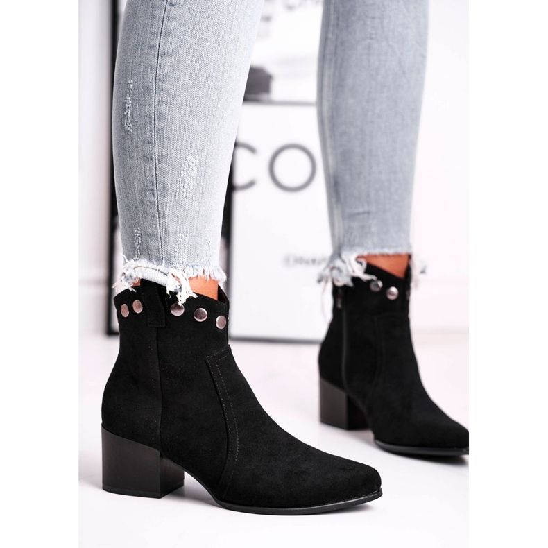 Damskor på högklackat Sergio Leone svart BT617 1