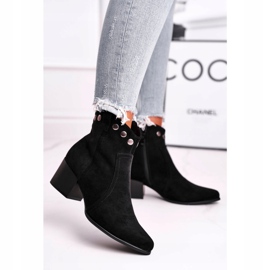 Damskor på högklackat Sergio Leone svart BT617 2