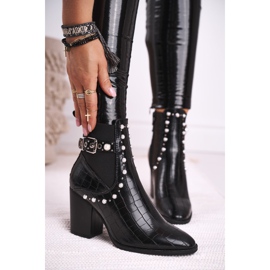 FRERY Kvinnors stövlar på hälen Pearl Black Verbos svart 1