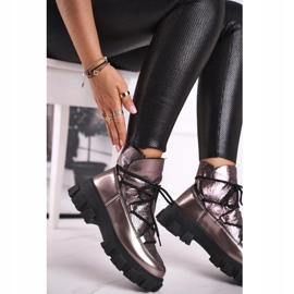 FRGIV Rochelle Silver Slip-On stövlar för kvinnor beige 1