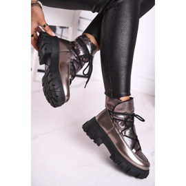 FRGIV Rochelle Silver Slip-On stövlar för kvinnor beige 2