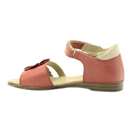 Flickas sandaler Ren But hallonblomma röd mångfärgad 2