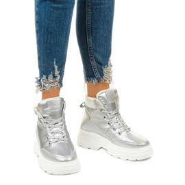 Heiden silverisolerade sneakers 1