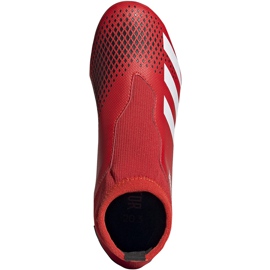 Adidas Predator 20.3 Ll Fg Jr EF1907 fotbollsskor röd svart röd 1