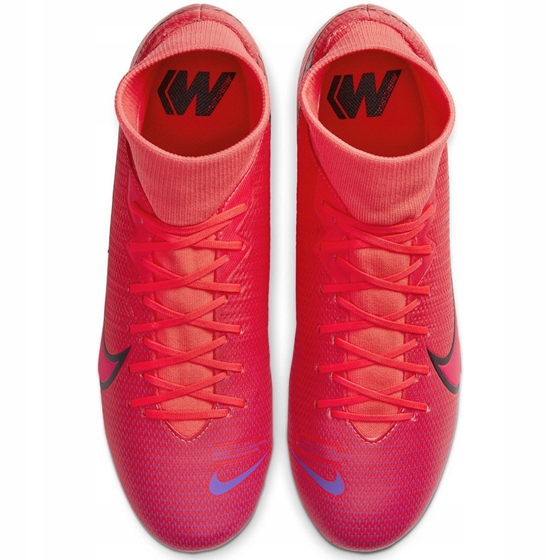 Nike Mercurial Superfly 7 Academy FG / MG AT7946 606 fotbollsskor marinblå röd 1
