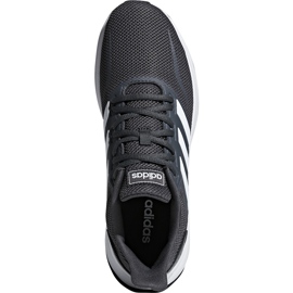 Grå Adidas Runfalcon herrskor F36200 svart 1