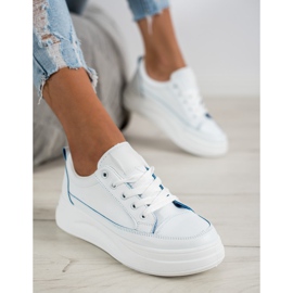 SHELOVET Sportskor På Plattformen vit 1