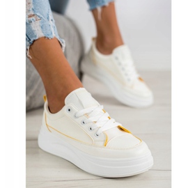 SHELOVET Sportskor På Plattformen vit 1