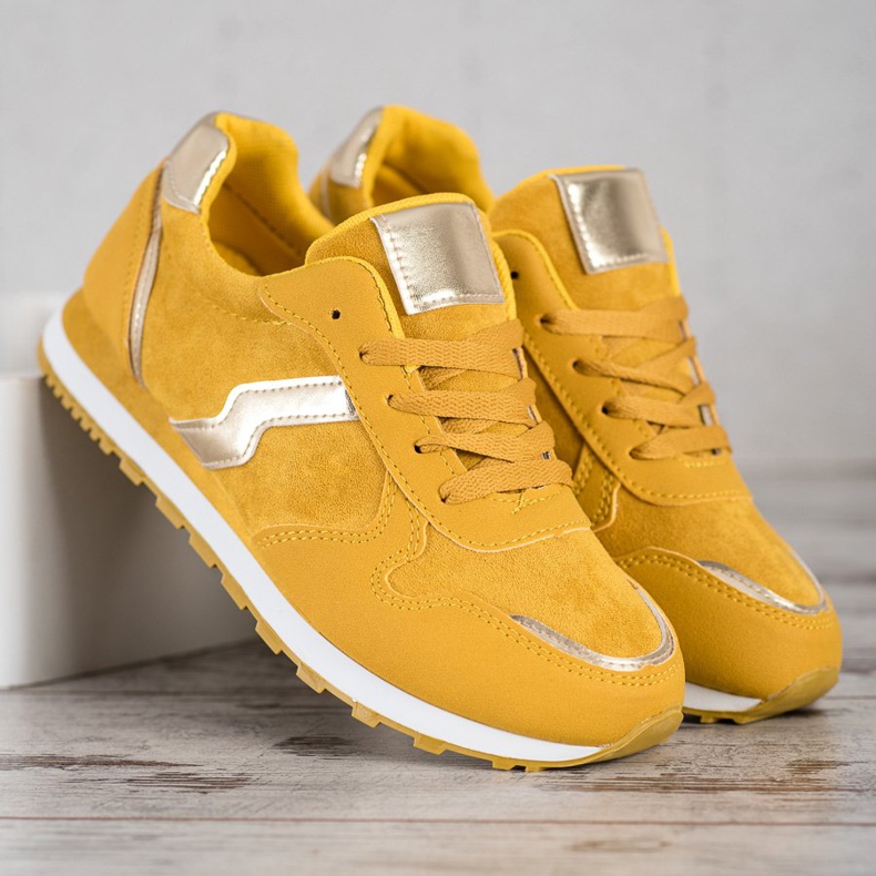 SHELOVET Senap sportskor mångfärgad gul 1